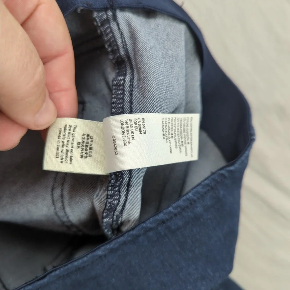 Free People Jeans‎ Womens 29 Blue Flare Stretch Dark Wash Hippie Boho